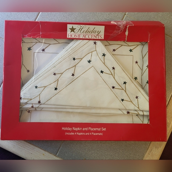 100% Cotton  Napkin And Placemat Set - Picture 10 of 10